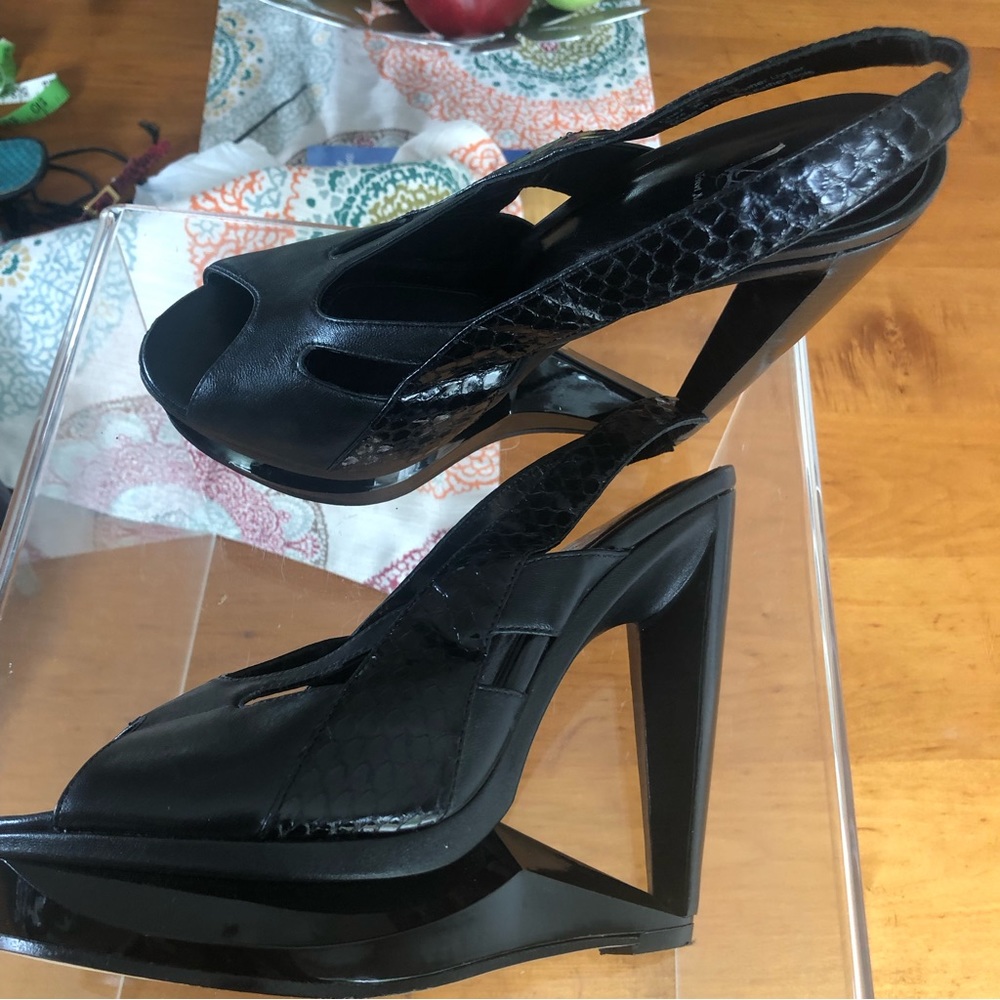 Velvet Angels Black Platform Shoes